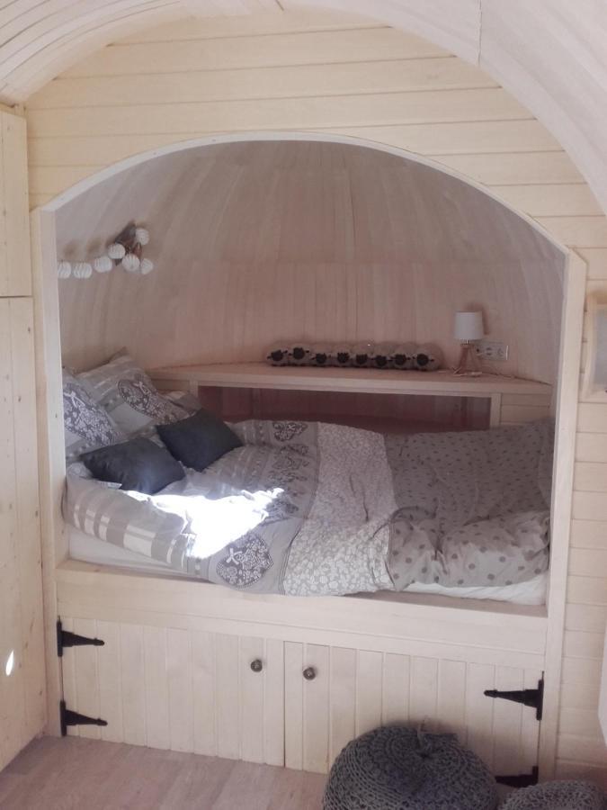 Cabane En Bois Avec Bain Nordique Et Sauna Marigny  Exterior photo